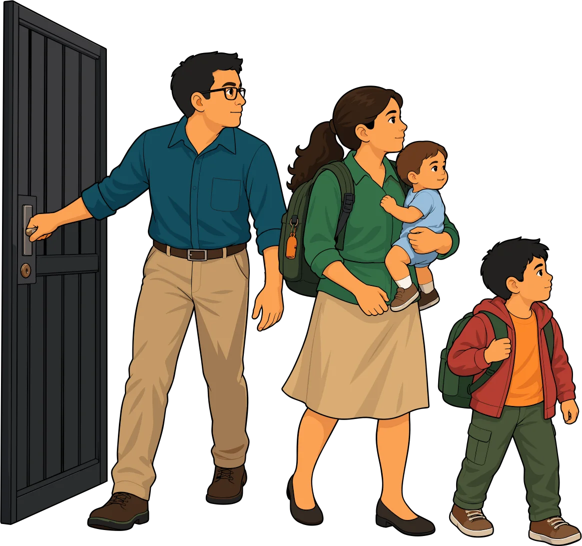 Obedezca las órdenes de evacuación